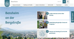 Desktop Screenshot of bensheim.de